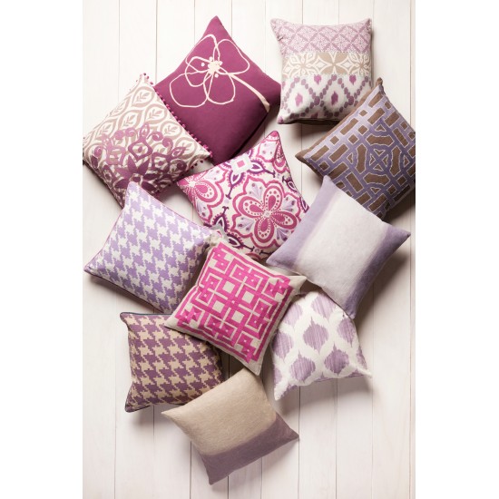 Surya Houndstooth SY-036 18" x 18" Pillow Kit