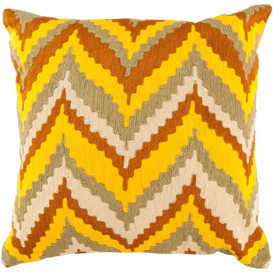 Surya Ikat Chevron AR-055 22" x 22" Pillow Kit