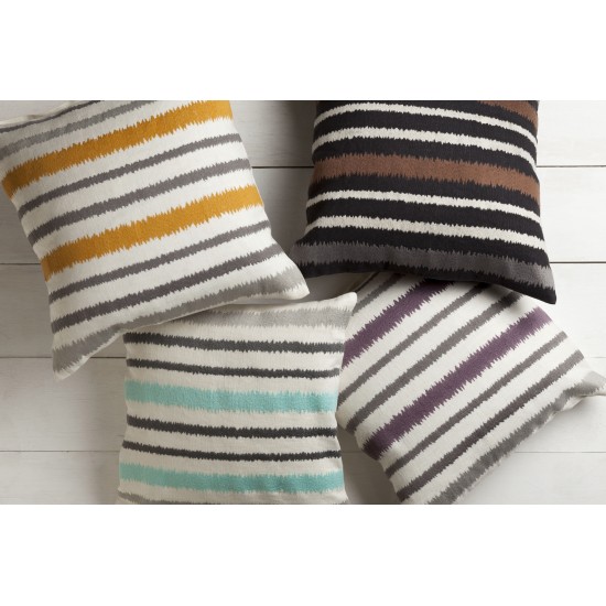 Surya Ikat Stripe AR-101 18" x 18" Pillow Kit