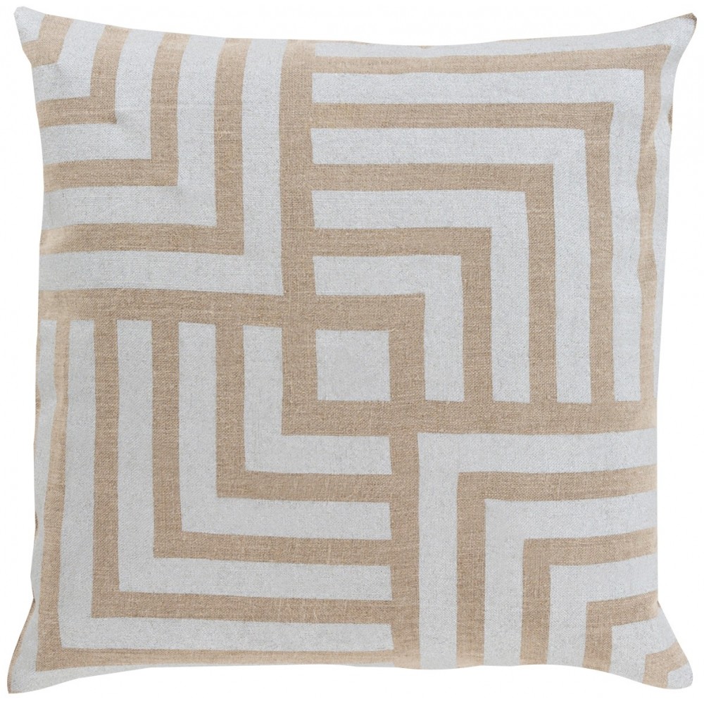 Surya Metallic Stamped MS-004 22" x 22" Pillow Kit Surya Metallic Stamped MS-004 22" x 22" Pillow Kit