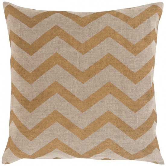 Surya Metallic Stamped MS-005 20" x 20" Pillow Kit