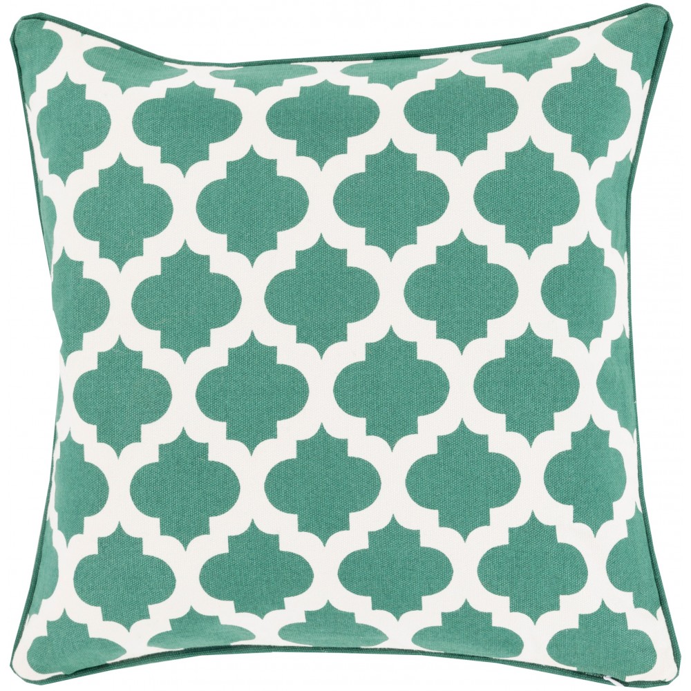 Surya Morrocan Printed Lattice MPL-010 18" x 18" Pillow Kit