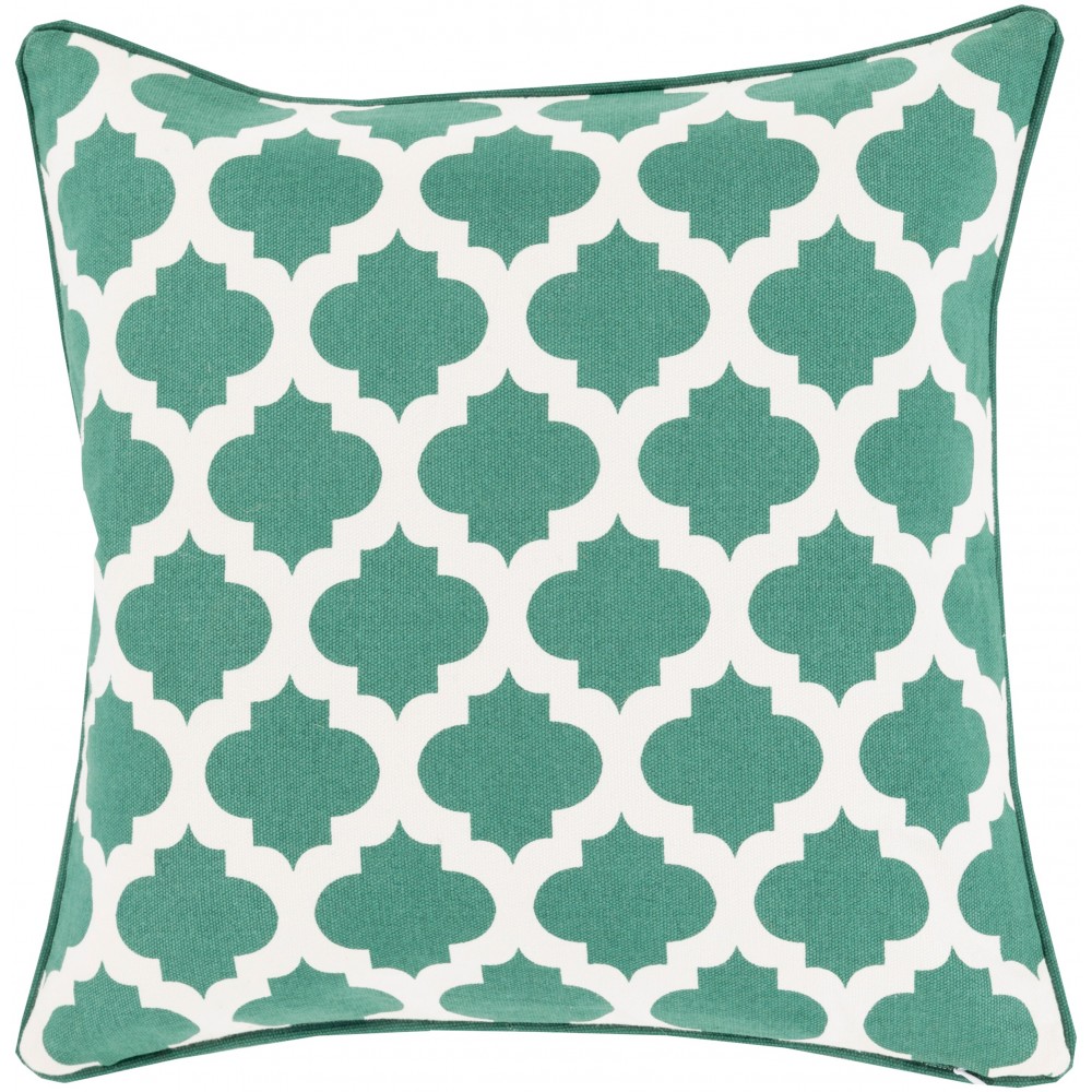 Surya Morrocan Printed Lattice MPL-010 20" x 20" Pillow Kit Surya Morrocan Printed Lattice MPL-010 20" x 20" Pillow Kit