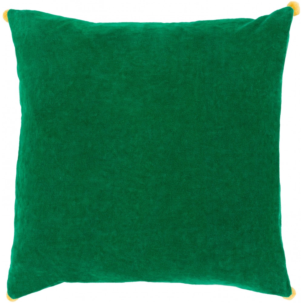 Surya Velvet Poms VP-006 18" x 18" Pillow Kit