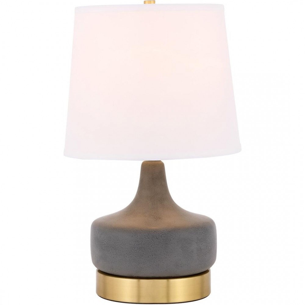 Elegant Decor Verve 1 Light Brass Table Lamp