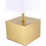 Elegant Decor Niki 1 Light Brass Table Lamp