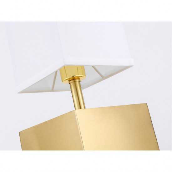 Elegant Decor Niki 1 Light Brass Table Lamp