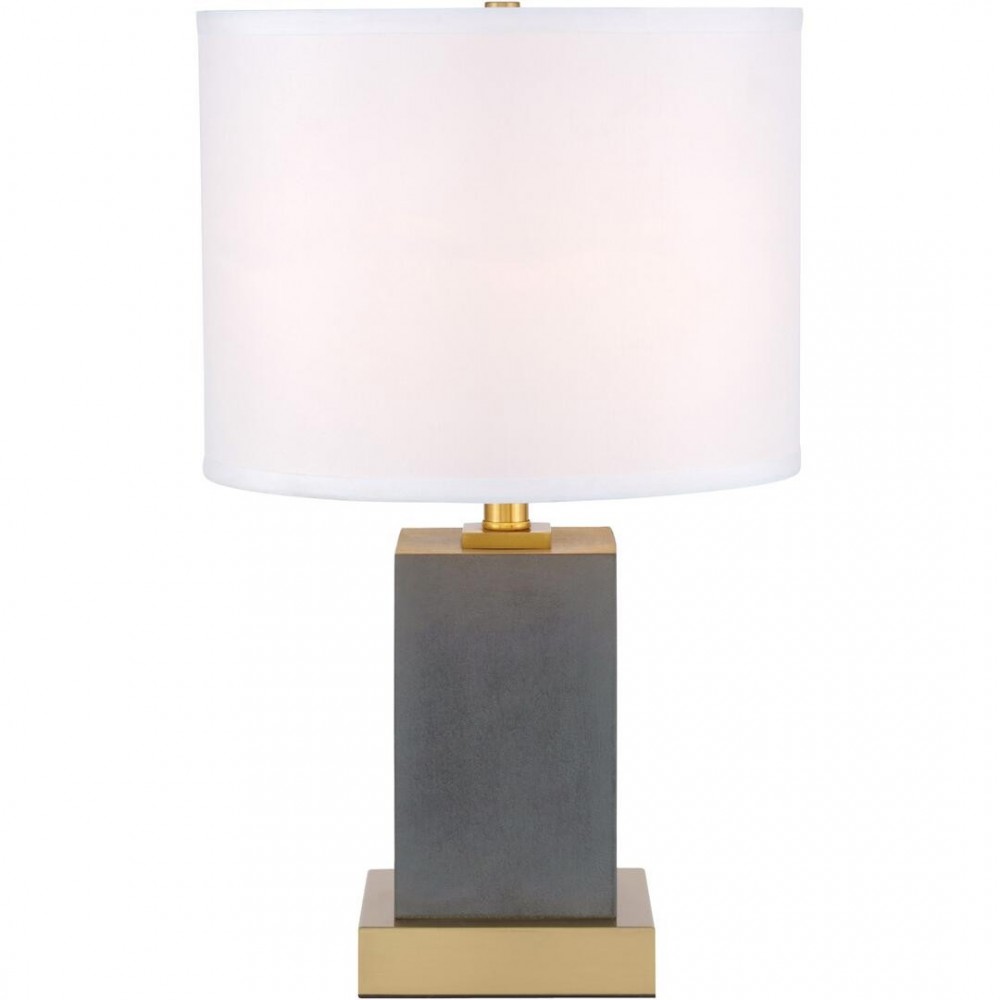 Elegant Decor Pinnacle 1 Light Brass Table Lamp