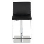 Swing Black Naugahyde Adjustable Stool