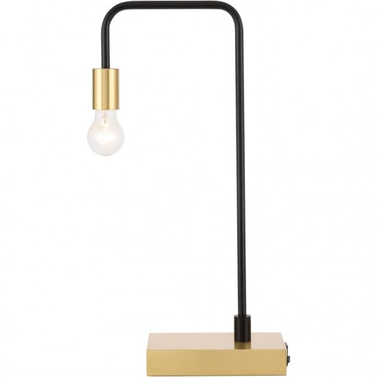 Elegant Decor Marceline 1 Light Black Table Lamp