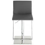 Swing Grey Naugahyde Adjustable Stool