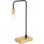 Elegant Decor Marceline 1 Light Black Table Lamp