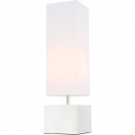 Elegant Decor Niki 1 Light Polished Nickel Table Lamp