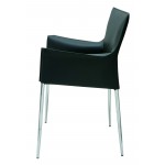 Colter Black Leather Dining Chair, HGAR398