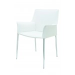 Colter White Leather Dining Chair, HGAR399