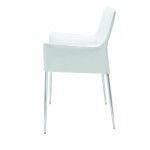 Colter White Leather Dining Chair, HGAR399