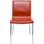 Colter Ochre Leather Dining Chair, HGAR404