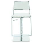 Aaron White Naugahyde Adjustable Stool