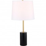 Elegant Decor Laurent 1 Light Brass Table Lamp