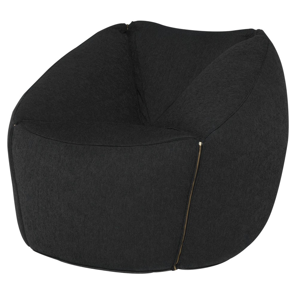 Jasper Activated Charcoal Fabric Occasional Chair