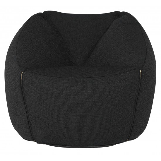 Jasper Activated Charcoal Fabric Occasional Chair