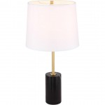 Elegant Decor Laurent 1 Light Brass Table Lamp