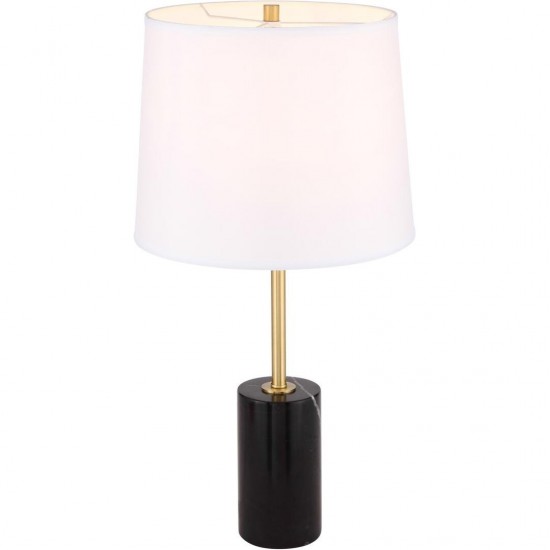 Elegant Decor Laurent 1 Light Brass Table Lamp