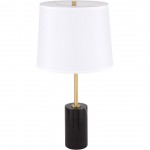 Elegant Decor Laurent 1 Light Brass Table Lamp