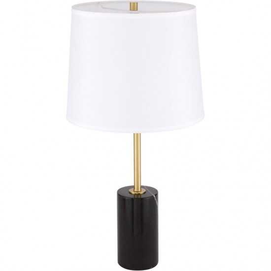 Elegant Decor Laurent 1 Light Brass Table Lamp