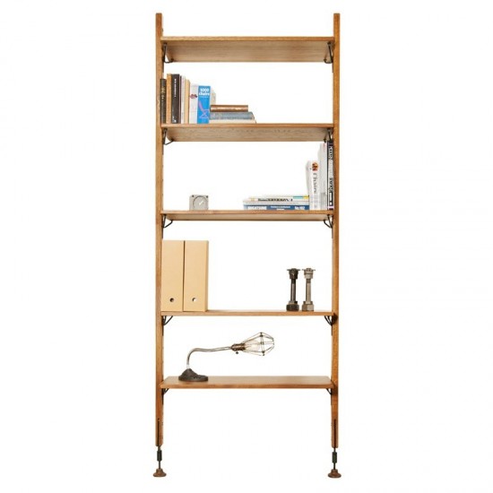 Theo Hard Fumed Wood Modular Shelving, HGDA449