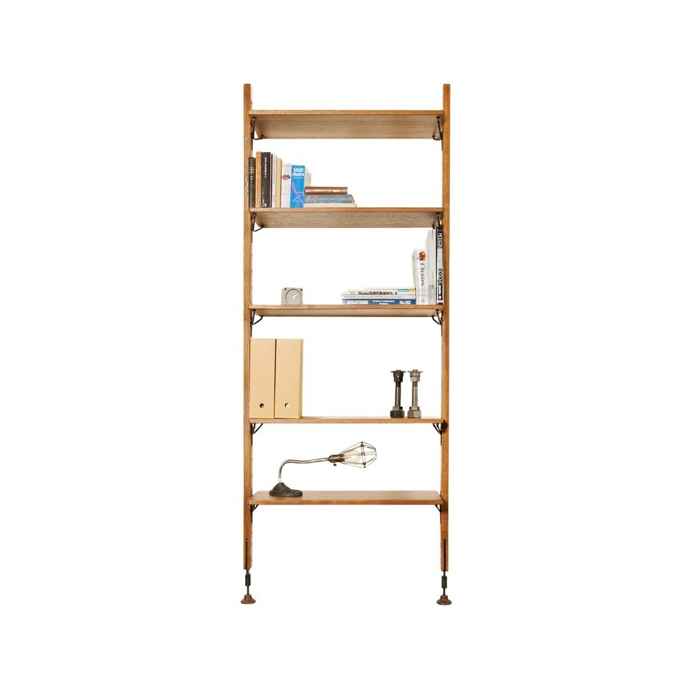 Theo Hard Fumed Wood Modular Shelving, HGDA449