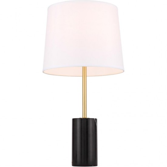 Elegant Decor Laurent 1 Light Brass Table Lamp