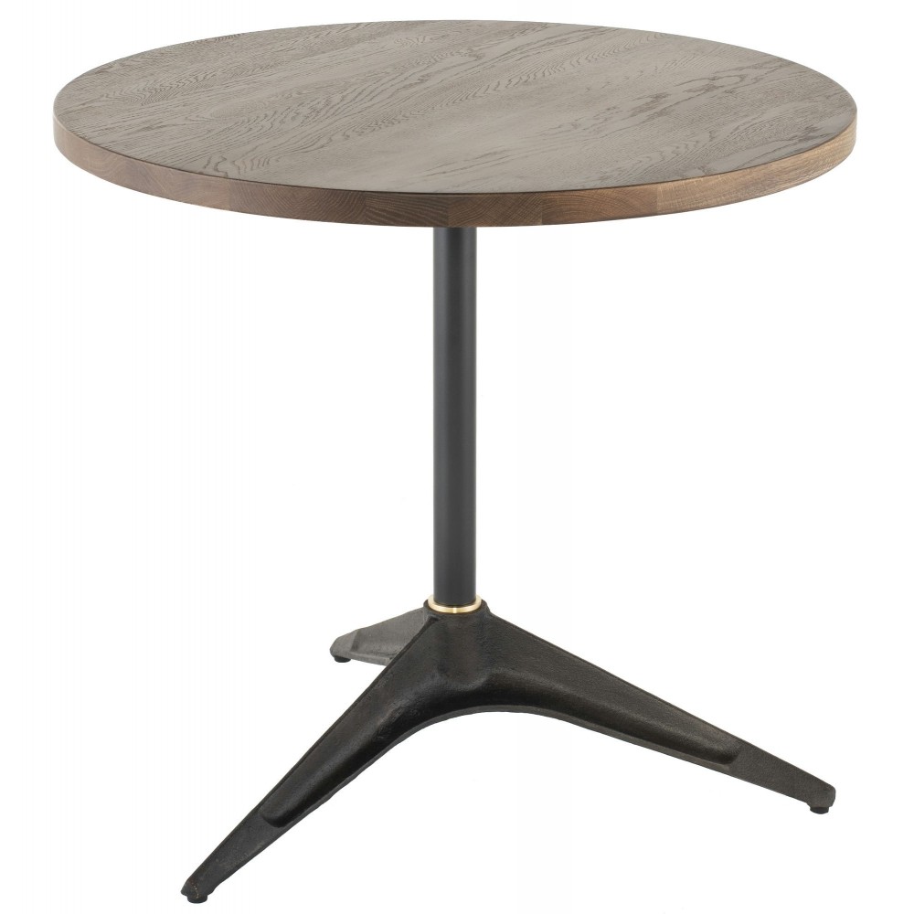 Compass Smoked Wood Bistro Table