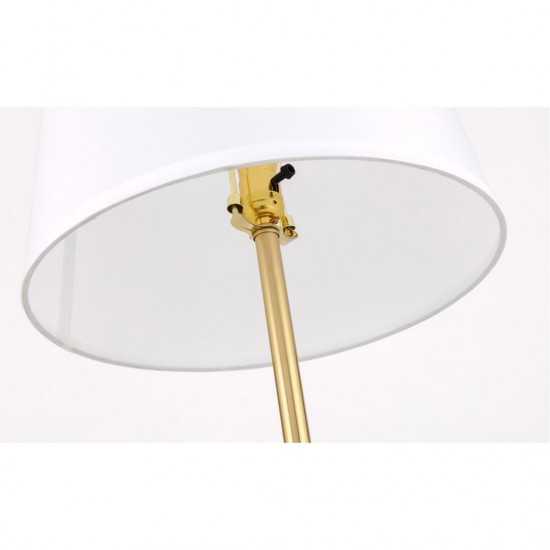 Elegant Decor Laurent 1 Light Brass Table Lamp