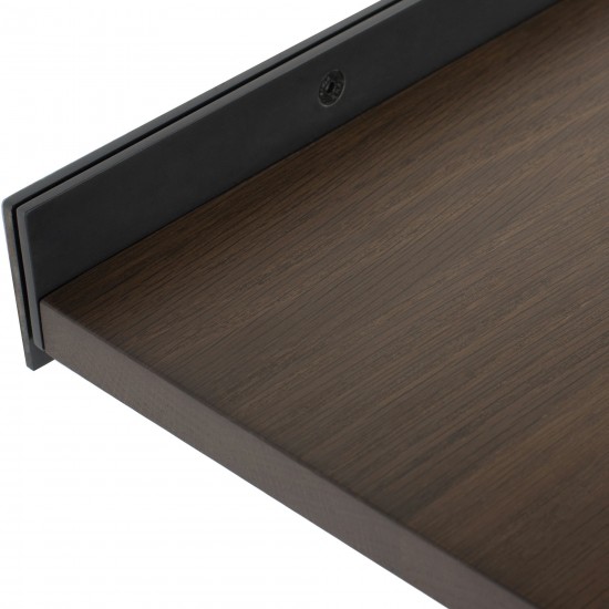 Drift Smoked Wood Display Shelving, HGDA545
