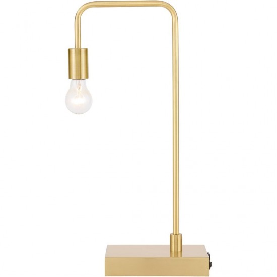 Elegant Decor Marceline 1 Light Brass Table Lamp
