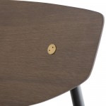 Kink Smoked Wood Occasional Chair