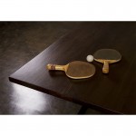 Smoked Wood Ping Pong Game Table