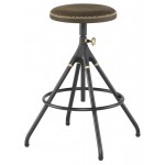 Akron Jin Green Leather Counter Stool, HGDA560