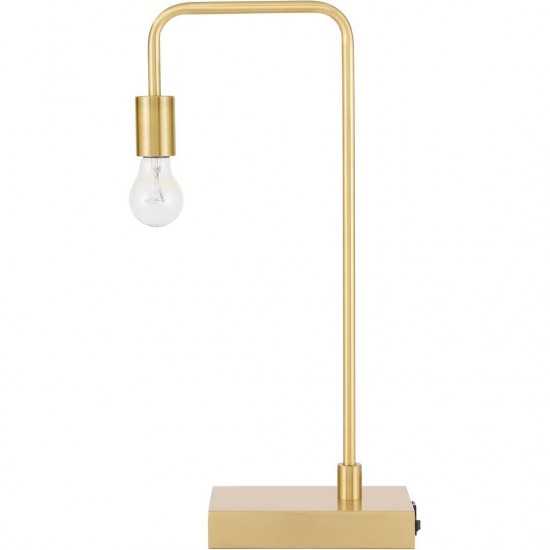Elegant Decor Marceline 1 Light Brass Table Lamp