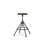 Akron Jin Green Leather Counter Stool, HGDA560