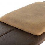 Stacking Bench Umber Tan Leather Bench Cushion