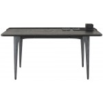 Salk Black Wood Desk