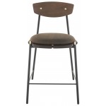 Kink Smoked Wood Bar Stool