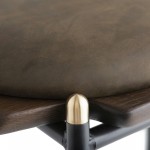 Kink Smoked Wood Bar Stool