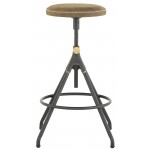 Akron Umber Tan Leather Counter Stool, HGDA598