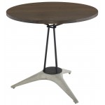 Kahn Seared Wood Bistro Table