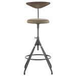 Akron Jin Green Leather Counter Stool, HGDA643