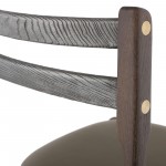 Assembly Sepia Leather Dining Chair