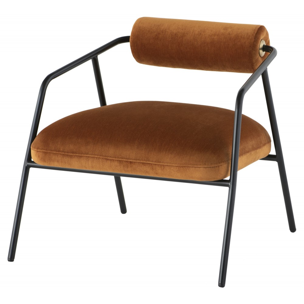 Cyrus Rust Fabric Occasional Chair, HGDA701